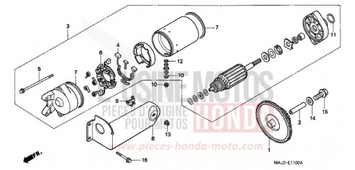 STARTING MOTOR ST1100V de 1997